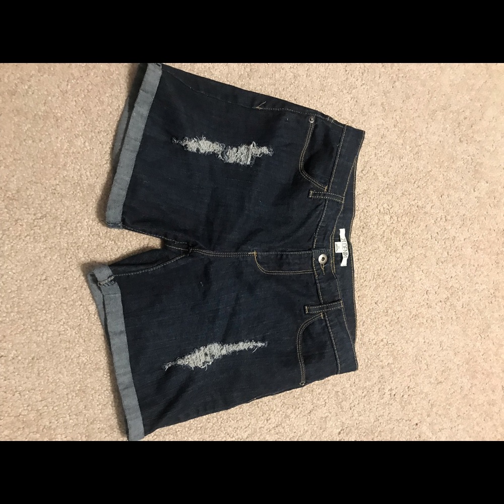 Forever 21 Dark Denim Shorts